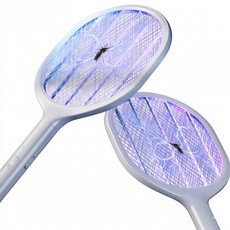 에즈엘 (1+1) 촘촘한 전기모기채 초강력전류 초파리박멸, 2개