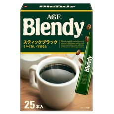 AGF 브렌디 스틱 블랙 25개 [스틱 커피][인스턴트 커피][물에 녹는다]