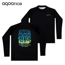 아쿠아티카 아동용 래쉬가드 상의 only one AQA390