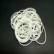 【HY】No.18 高彈力橡皮筋 (500公克/包) 天然橡膠膠圈 耐拉不斷 包裝綑綁專用, 1個, 白色, 白色