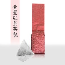 金萱紅茶茶包 三角立體茶包 台灣高山茶 龍眼木炭焙茶, 1個, 3.5g x 20個茶包 (無罐)