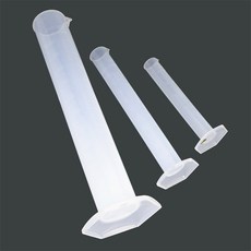 바라던리빙 플라스틱 매스 실린더 측정, 100ml