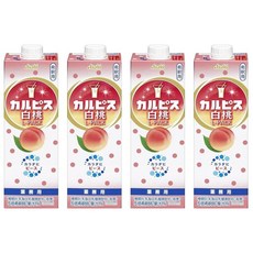 화이트 피치 음료, 4개, 1L