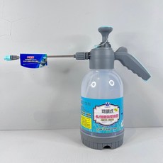 氣壓噴壺 可調式長短距噴頭, 1個, CHA216可調式長/短距氣壓噴壺, 藍色