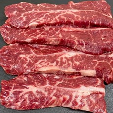 1등급 육우 소고기 부채살 400g, 1등급 한우 안심스테이크400g, 1g, 1개