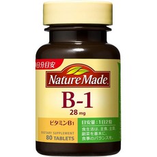 Nature Made 萊萃美 維生素B1錠 28mg, 1個, 80片
