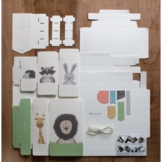 발렌타인 화이트 데이 프리미엄 수제 초콜릿 선물 박스 종이상자 Chou Chou, 1개