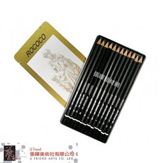 日本製 ROCOCO ART DESIGN 鉛筆 (12入), 1個