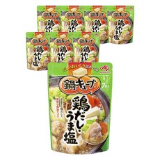 AJINOMOTO 味之素 火鍋湯塊 鹽味雞湯風味 7塊入, 8包