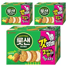 롯데 롯샌 파인애플 2번들 630g(315gx2) x 3개, 630g