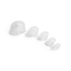 실리콘 골무 화이트 다목적 기타 연주 서류 사무, XXS