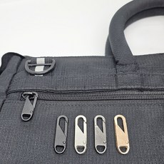 희모리 셀프수선 지퍼고리 원터치 지퍼손잡이 점퍼 가방 캐리어 자크손잡이, 1개, 원터치 지퍼고리_검정색