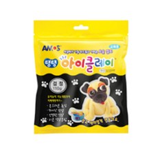 아모스 5000 탱탱아이클레이 파우치, 검정, 110g, 1개