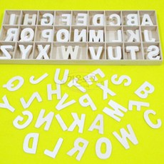 가온로그 원목 알파벳 130p 1통 유아알파벳