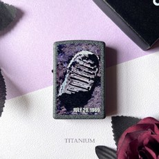 Zippo 月球腳印防風打火機