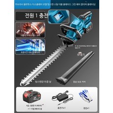 휴대용 소형 전동 잔디 깎는 기계 잡초 제거기 정리기 가정용 정원 관 N_무브러시 전자형 플래티넘, 1개