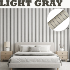 오르티 접착식 템바보드 셀프 인테리어 붙이는 템파보드 단열 벽지, 연그레이