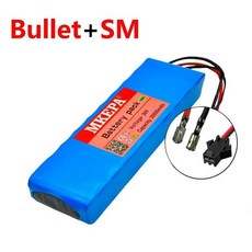10S2P 36V 20000mAh 36v 전기 스쿠터 배터리 리튬 전기 스쿠터 500W 전기 스쿠터 배터리 36v 10s2p 배터리, [02] Bullet-SM