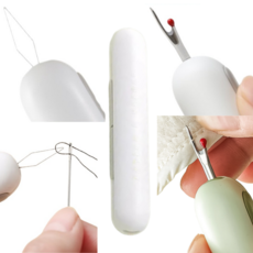 프라홈 3IN1 멀티 바늘꿰기 실밥커팅 리퍼 실뜨개, 1개, 화이트