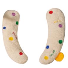 양털 보아플리스 변기시트 커버, 1세트, 아이보리