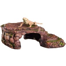 IBWell Turtle Basking 클라이밍 플랫폼 수족관 어항 장식품 파충류 등반 경사로 장식 도롱뇽 양서류 뉴트 테라스 거북이 휴식 - 시에나 141112, Sienna, 1개