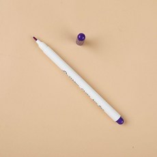 彩色裁衣劃粉縫紉畫線工具 水消筆, 1個, 水消筆紫色12支
