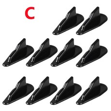 컨버터블 쿠페 샤크핀 루프 스포일러, 8. C-black-10pcs, 기본