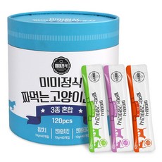 미미정식 짜먹는 고양이간식, 120개, 10g, 블루 120개, 10g, 블루