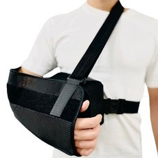 【海夫健康生活館】居家企業手臂吊帶 THC 透氣肩枕固定帶 (H8061), 1個