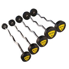 베스코 우레탄 TPU 헬스장 바벨 일자바 컬바 이지바 10~30kg, 10kg, 1개, 혼합색상