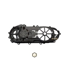 御前二輪 機車精品 廣昇切割 結晶切割傳動蓋 傳動蓋 結晶傳動蓋 結晶烤漆 勁戰 三代 四代 五代 皺紋烤漆, 切割,勁戰23代 - 原廠交換