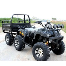 4륜 오토바이 사발이 다목적 트럭 운반 운반차 화물 사륜 오프로드 버킷 농업 사륜오토바이, 1. 대황소 150CC+후방 세트 1