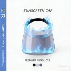 回力 登山帽 戶外防曬 寬帽簷 遮陽漁夫帽 男女適用, 空頂款【大頭圍百搭款】灰色