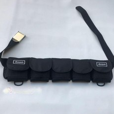 스쿠버 프리다이빙 납 벨트 웨이트 잠수 버클 코팅납 다이버 장비 포켓 넥 6포켓 납 제외0-2kg 전용