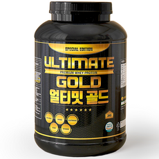 프리미엄 프로틴 분리 유청 단백질 WPI 보충제 헬스 근육 웨이 프로틴 얼티밋 골드 2KG, 1개
