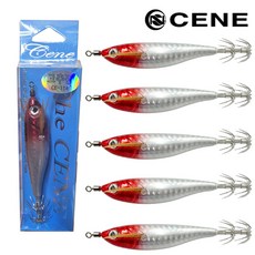 쎄네 타코라이트 에기 레이저 쭈꾸미 갑오징어 문어 쭈갑, 10개, 6g, CE-114 고추장