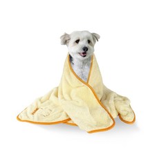 [이눔] 아워어스 펫 타올 강아지 극세사 수건 중형 대형 2size, 1개