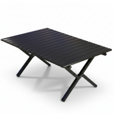 펠빅스 경량 아웃도어 접이식 폴딩 캠핑 테이블, 블랙