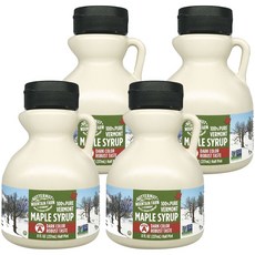 버터넛마운틴팜 메이플 시럽 다크 로버스트, 4개, 237ml