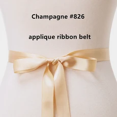 (30PCS) 도매 신부의 크리스탈 라인 석 웨딩 벨트 새틴 리본 드레스 WDD1129, 04 Champagne