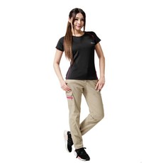 Mymall 女款多口袋防潑水超彈性輕薄快乾UPF50+長褲