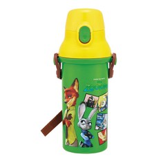 스케이터 PSB5SAN 스케이터 다이렉트 보틀, 480ml, Zootopia, 1개