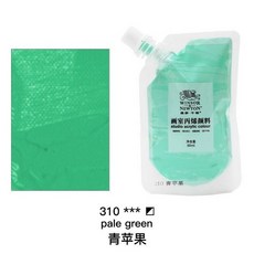 80ml 초보자용 아크릴 페인트 세트 과슈세트 미술도구 미술 취미 그림그리기, 청사과