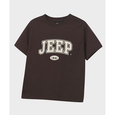 지프 JEEP JEEPKIDS 아치 빅로고 반팔 티셔츠 KR5TSU183BR 410259
