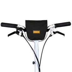 [ RESTRAP ] CITY BAR BAG 城市把手包 自行車 巡揚單車, 黑色, 1個