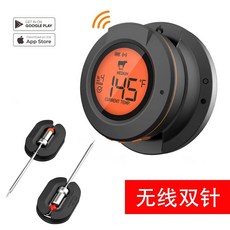 무선 심부 바베큐 고기 디지털 스마트 탐침 조리용 음식 온도, B. 무선 2핀, 1개