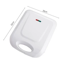 비스킷 메이커 전기 샌드위치 메이커 비 스틱 코팅 스낵 비스킷 메이커 가정용 주방 사용에 적합, 01 미국, 02 White