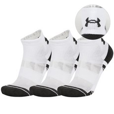 언더아머 운동 트레이닝용 스포츠 양말 UA Performance Tech Quarter 양말 3p 1세트, 상세설명참조