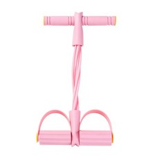 다기능 장력 로프 저항 밴드 탄성 페달 풀러 다리 스트레칭 슬리밍 훈련 휴대용 피트니스 장비, 02 Four purple tubes