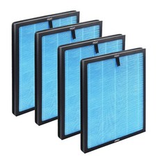 ECOSELF HAP603 공기 청정기와 호환되는 교체 필터 3-in-1 트루 청정기 2팩 화이트, HAP603 4PACK